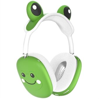 AirPods Max Frog Design Liquid Silicone Headphone Earmuff Shell + Headbeam Cover