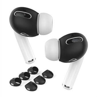 AHASTYLE PT76-PRO 3 paria Apple AirPods Pro -kuulokkeisiin, pehmeä silikonihiha, ohut korvanapinsuoja.