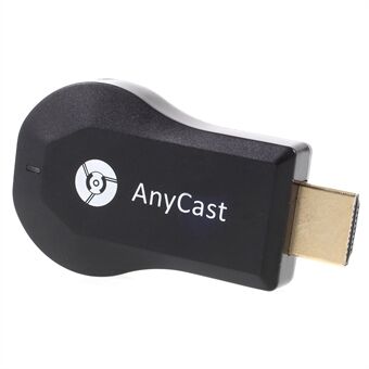 ANYCAST M4 Plus Langaton näyttönastavara tietokoneelle, puhelimelle, televisiolle jne. - Musta