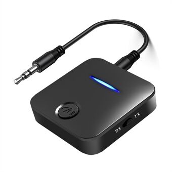 WB5 2 in 1 Bluetooth 5.0 lähetinvastaanotin TV PC autokaiutin 3,5 mm AUX-äänisovitin