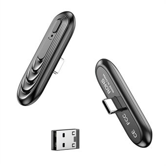 T71 Type C - USB langaton äänisovitin Bluetooth-vastaanotin lähetin kytkimelle / PS4 / PC