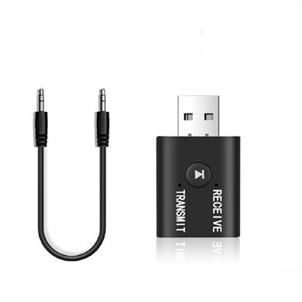 Bluetooth 5.0 USB-lähetin ja -vastaanotin 2 in 1 -sovitin