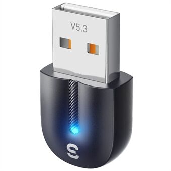 ESSAGER EBT53-BH01-P USB Bluetooth 5.3 -sovitin Plug and Play tietokoneen peliohjaimelle ja puhelimelle