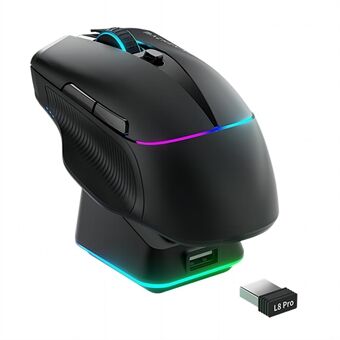 MACHENIKE L8 Pro Langallinen / Bluetooth / 2.4G Langaton Hiiri RGB-valolla Tietokoneelle Kannettavalle Hiirille, Mukana Latausalusta