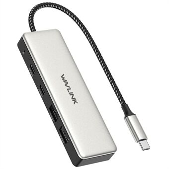 WAVLINK UH30420 alumiiniseos USB-keskitin 4-porttinen 10Gbps nopea ??USB3.2 Gen2 -jakaja