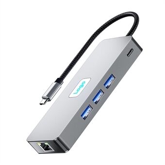 BYL-2401 8-in-1 USB-C-to-DisplayPort HD 4K -telakkasovitin PD 100W Ethernet-liitännällä