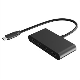 FX-1812B 4-in-1 Type-C Hub 5 Gbps:n tiedonsiirto Kannettava 4-porttinen USB-C 3.0 -jakaja