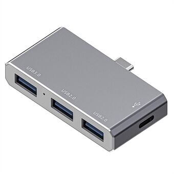 Type-C-USB3.0 2.0 -laajennustelakka 5 Gbps nopea USB-C, neljä yhdessä keskitin