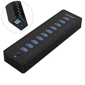 ORICO P10-U3 Super High Speed 5Gbps 10 Ports USB3.0 Hub