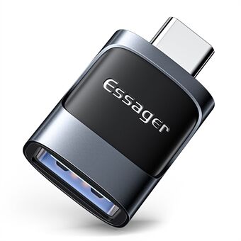 ESSAGER USB-naaras - Type-C-uros USB3.0 5Gbps tiedonsiirron latausliitin OTG-sovitin