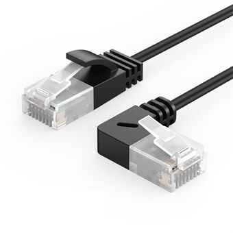 CABLECREATION CL0045 1m puhdasta kuparia Cat6a verkkokaapeli 10Gbps ohut johto tietokoneen reititin RJ45 Ethernet-kaapeli