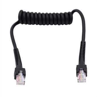 UT-019-1.0M RJ45 uros - Cat6 uros 8P8C UTP Stretch Coiled Kaapeli LAN Ethernet verkkoliitäntäjohto 100 cm