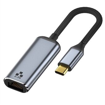 MacBookille 2500 Mbps USB-C Ethernet-sovitin Type-C - RJ45 LAN 2,5 Gigabit verkkokortti