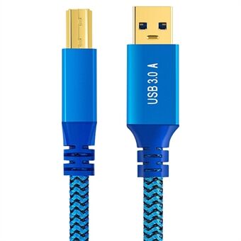 3m USB-A 3.0 uros - USB Type-B uros liitäntäkaapeli tulostimelle ja kovalevylle