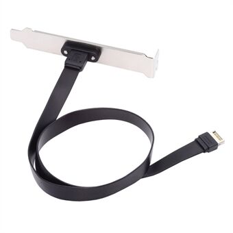 UC-037-20G USB 3.2 Type-E IDC 20Pin etupaneelin liitin USB-C naaras 0,5m 20Gbps jatkokaapeli