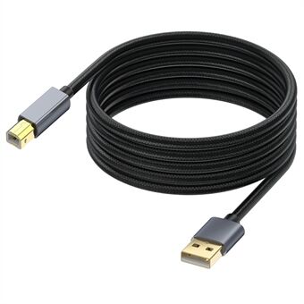 USB-tulostinkaapeli 1,8 m USB 2.0 Type A uros - B uros skannerikaapeli MIDI-ohjaimelle