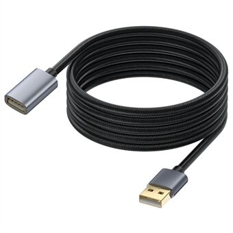 USB-jatkokaapeli 5m USB 2.0 Type A uros naaras jatkokaapeli tulostimelle, näppäimistölle, hiirelle, muistitikulle