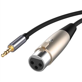 1,5 m 3,5 mm:n liitin XLR-liittimeen