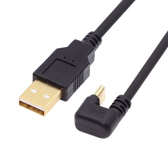 UC-023-OS 1 metrin USB2.0 Type A: sta Type C: hen Vastaava U-muotoinen takakulmaliittimeen 480 Mbps tehonsiirto- ja tietokaapeli