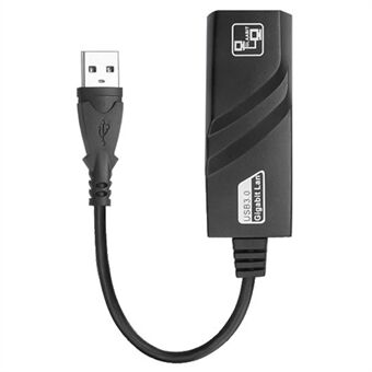 JSM USB 3.0 - RJ45 -muunnin 100 Mbps Ethernet-sovitin Kannettava tietokone Verkkokaapeliliitin