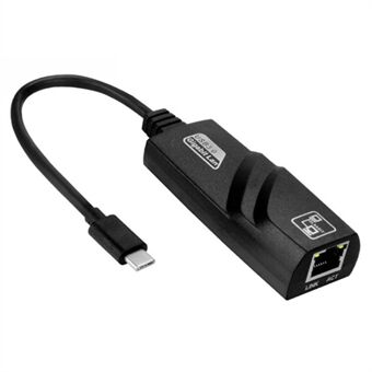 JSM USB 3.1 Type-C - RJ45 Gigabit Ethernet 1000Mbps verkkoliitin kannettavan tietokoneen sovitin