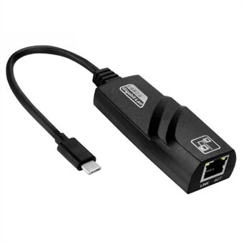 JSM USB 3.1 Type-C - RJ45 100 Mbps sovitin kannettavan tietokoneen Ethernet-verkkokaapeliliitin