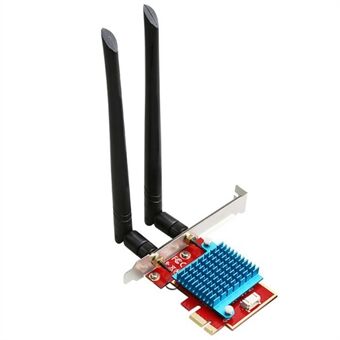 TXB111 PCIE-1X M.2 NGFF-Ekey -sovittimella tuettu Bluetooth-laajennuskortti.