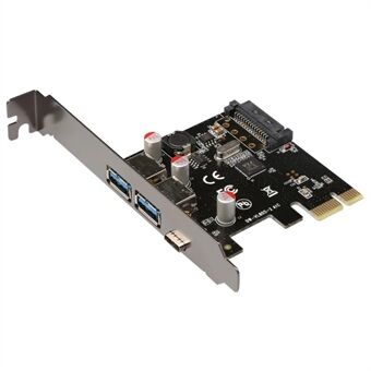 TXB055 USB3.1 Type-C + Dual USB3.0 Type-A PCI-E laajennuskortti