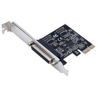 TXB072 PCI-E -paralleeliliitäntäinen 25-napainen tulostinsovittimen kortti AX99100 PCIe -paralleelilaajennuskortti