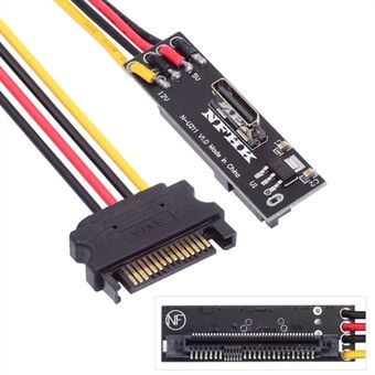 SFF-8611 Oculink Female SFF-8612 U.2 U.3 SFF-8639 NVME Pcie PCI-Express SSD sovitin emolevylle