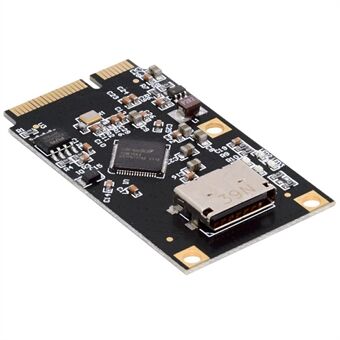 EP-047-8612 Mini PCI-E Oculink SFF-8612 SFF-8611 SATA 3.0 Neljän Portin Sovitinkortti, Piirisarja: ASM1064