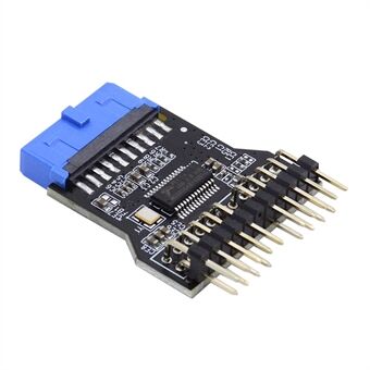 U3-022 emolevy, 19-nastainen USB 3.0 -otsikko 1–2 USB2.0 9-nastainen jatkokeskittimen liitinsovitin