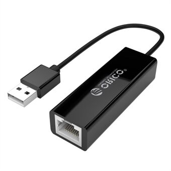 ORICO UTJ-U2 USB2.0 Gigabit Ethernet -sovitin Langallinen verkkokaapeli-muunnin RJ45 Internet-liitännällä