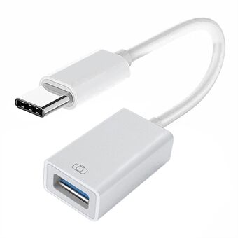 UC-155-TC001 Type-C - Type-A USB3.0 naaras adapteri, yhteensopiva Macbookin, kannettavan tietokoneen, tablettien ja puhelimien kanssa.