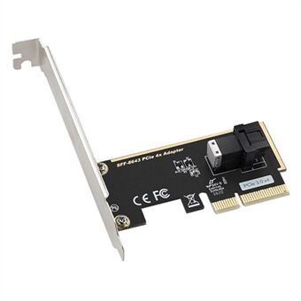 TXB123-ajuri-ilmainen PICE3.0x4 U2 2.5 tuuman Nvme U.2 PCIE 3.0 SFF8643-sovituskortti