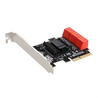 TXB113 PCIE SATA3.0 6 Gbps -laajennuskortti 6-porttiselle SATA3.0 6 Gbps -liitännälle MAC:lle / Windowsille / Synologylle / Linuxille