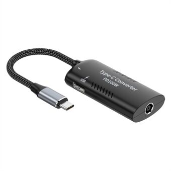 DC7406 + Type-C + USB - Type-C kannettavan tietokoneen virtalähdemuunnin monitoimisovitin