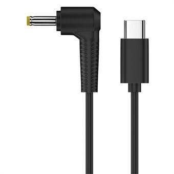 20 V 4,0 x 1,7 mm USB-C–DC-sovitinkaapeli reitittimille, kameroille, TV-rasialle, pöytälamppuille PVC-virtajohdon muuntaja