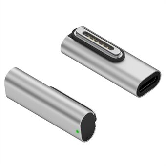 Middle Bend PD 140W USB-C ja magneettinen 3 -sovitin MacBookin lataukseen oikean kulman muuntimella