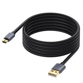 3m USB 2.0 Mini B Uros Latauskaapeli USB Mini USB Latauskaapeli PS3 Ohjaimelle / MP3 Soittimelle / Kameralle