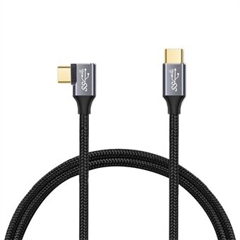 1m 100 W PD USB-C QC4.0 4K-kaapeli USB3.1 Gen2 10Gbps Thunderbolt 3 nopea lataus datavideon lähetysjohto MacBook Air / iPad Pro 2020