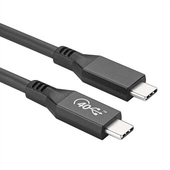 0,8 m USB4 Thunderbolt 4 40 Gbps 4K / 60 Hz lähetyskaapeli 100 W 5A / 20 V Type-C - Type-C PD-pikalatauskaapeli Macbook Pro