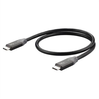 0,6 m USB-C - USB-C PD 100 W pikalatausjohto USB3.1 Thunderbolt 3 40 Gbps 4K-videon lähetyskaapeli MacBook Pro/ iPad Pro