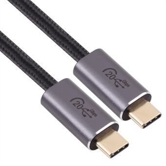 0,5 m PD 100 W USB-C 3.2 Gen2 -datakaapeli 8K / 60 Hz 20 Gbps nopea videopäivämäärä lähetys pikalatausjohto