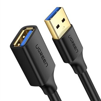 UGREEN 40658 3M USB 3.0 uros-naaras jatkokaapeli nopea tiedonsiirtojohto verkkokameran peliohjaimen USB-näppäimistön hiirelle