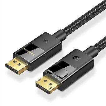 MINDPURE DP002 3m Displayport 1.4 Kaapeli 32.4Gbps 8K 60Hz DP-urospuolinen DP-urospuoliselle Johto