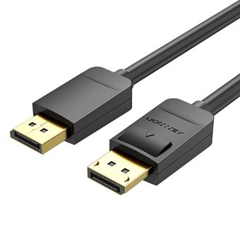 VENTION HACBI 3m 4K / 60Hz DisplayPort-kaapeli, kullanvärinen DP DP:stä uroksesta urokseen -kaapeli