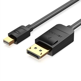 VENTION HAABG 4K Mini DP to DP -kaapeli 2m Kaksisuuntainen Mini DisplayPort to DisplayPort -johto PC:lle