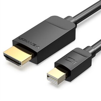 VENTION HABBG Mini DisplayPort - HDMI-kaapeli 1,5 m 1080P, kullattu Mini DP - HDMI-kaapeli monitorille tai tietokoneelle.