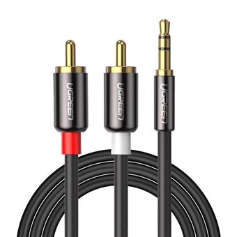 UGREEN 3M 3,5mm - 2RCA Audio Y -jakokaapeli AUX-johto älypuhelimen kaiutintabletille